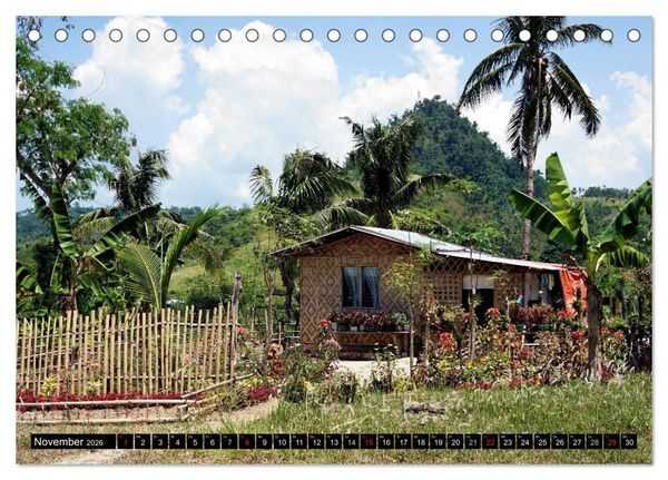 Produktbild: Kontrastreiche Philippinen (Tischkalender 2026 DIN A5 quer), CALVENDO Monatskalender
