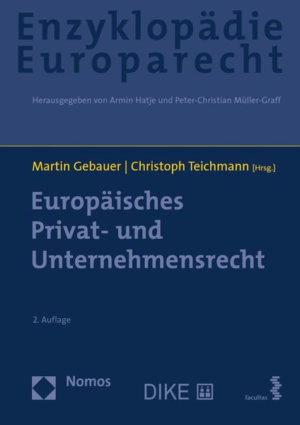 Produktbild: Europ&auml;isches Privat- und Unternehmensrecht