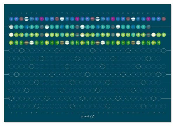 Produktbild: Une perle pour chaque jour (Calendrier mural 2026 DIN A3 vertical), CALVENDO calendrier mensuel