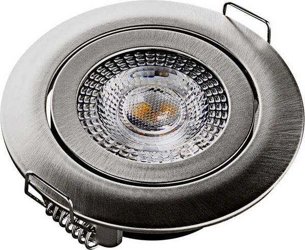 Produktbild: Heitronic 500666 DL7202 LED-Einbauleuchte LED LED fest eingebaut 5W Silber