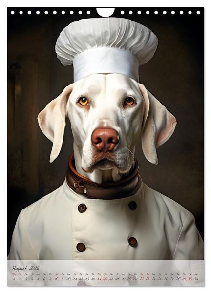 Produktbild: CHARAKTIERE Hunde mit Profil (Wandkalender 2026 DIN A4 hoch), CALVENDO Monatskalender