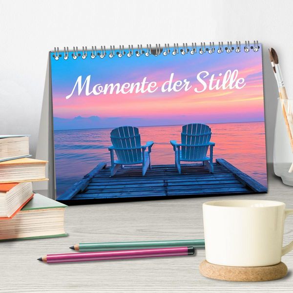 Produktbild: Momente der Stille (Tischkalender 2026 DIN A5 quer), CALVENDO Monatskalender