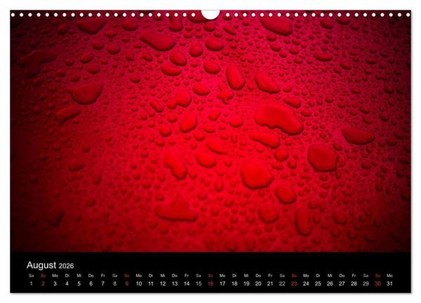 Produktbild: Lamborghini im Regen (Wandkalender 2026 DIN A3 quer), CALVENDO Monatskalender