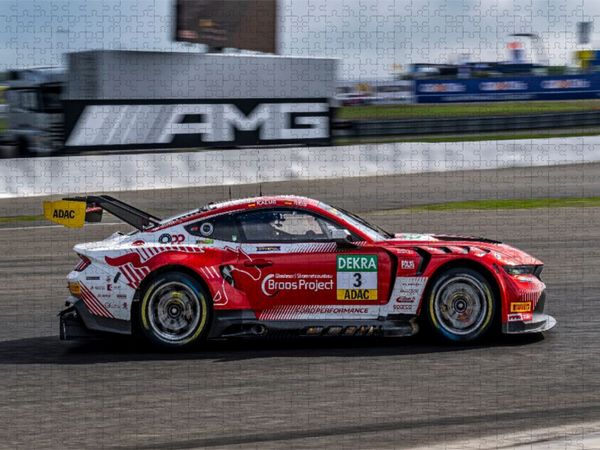 Produktbild: CALVENDO Puzzle Ford Mustang GT3, Haupt Racing Team, Car Nr. 3 | 2000 Teile Lege-Gr&ouml;&szlig;e 90x67cm Foto-Puzzle f&uuml;r gl&uuml;ckliche Stunden