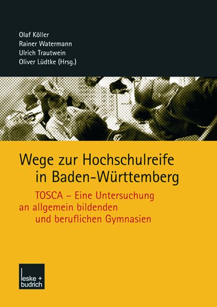 Produktbild: Wege zur Hochschulreife in Baden-W&uuml;rttemberg