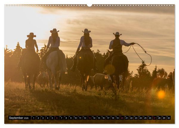 Produktbild: Bayerisches Western Gef&uuml;hl (Wandkalender 2026 DIN A2 quer), CALVENDO Monatskalender