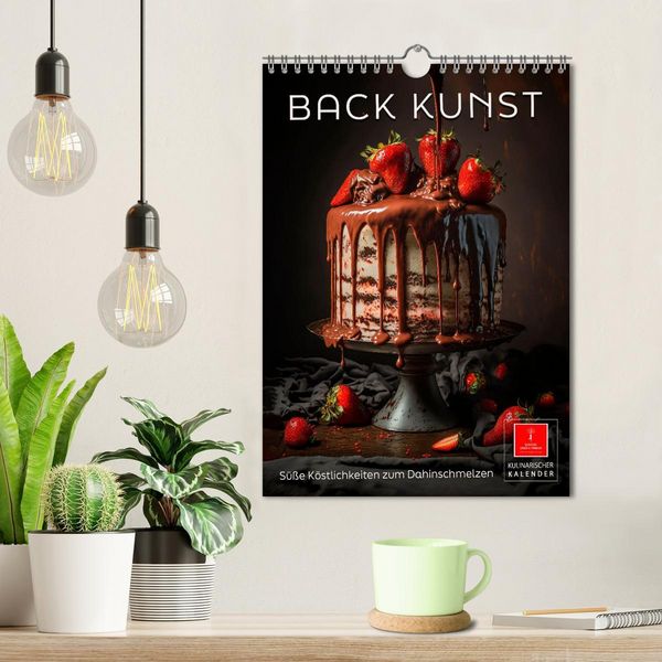 Produktbild: Back Kunst - S&uuml;&szlig;e K&ouml;stlichkeiten zum Dahinschmelzen (Wandkalender 2026 DIN A4 hoch), CALVENDO Monatskalender