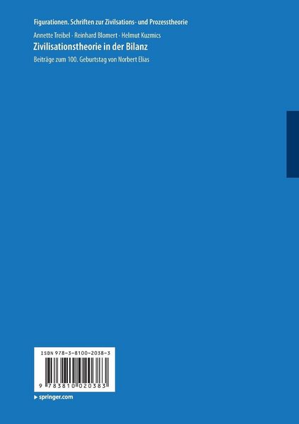 Produktbild: Zivilisationstheorie in der Bilanz