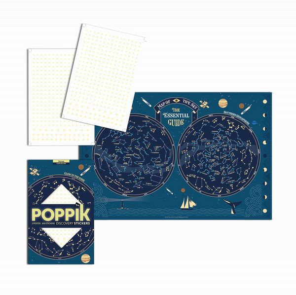 Produktbild: POPPIK - Lernposter & Sticker Himmelskarte