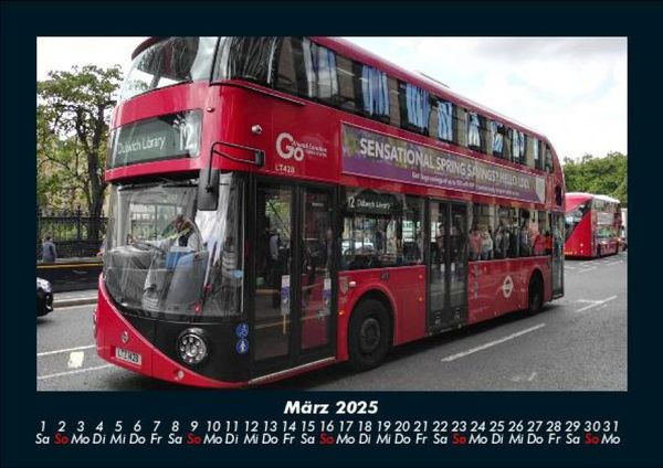 Produktbild: London - Impressionen 2025 Fotokalender DIN A5