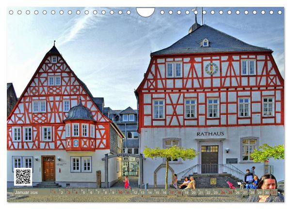 Produktbild: Kirchberg Hunsr&uuml;ck Impressionen (Wandkalender 2026 DIN A4 quer), CALVENDO Monatskalender