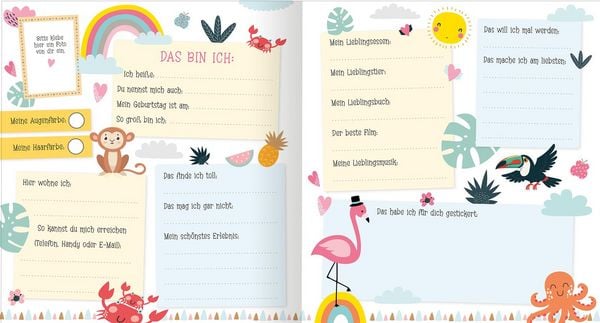 Produktbild: Alle meine Freunde &ndash; Panda | Mit &uuml;ber 300 Stickern
