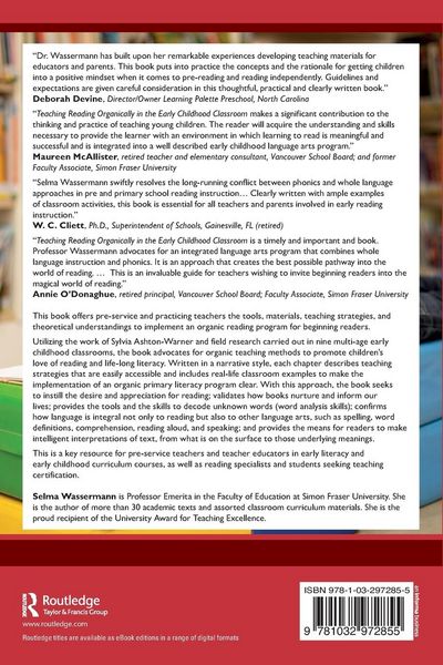 Produktbild: Teaching Reading Organically in the Early Childhood Classroom