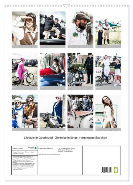 Produktbild: Lifestyle in Goodwood - Zeitreise in l&auml;ngst vergangene Epochen (Wandkalender 2026 DIN A2 hoch), CALVENDO Monatskalender