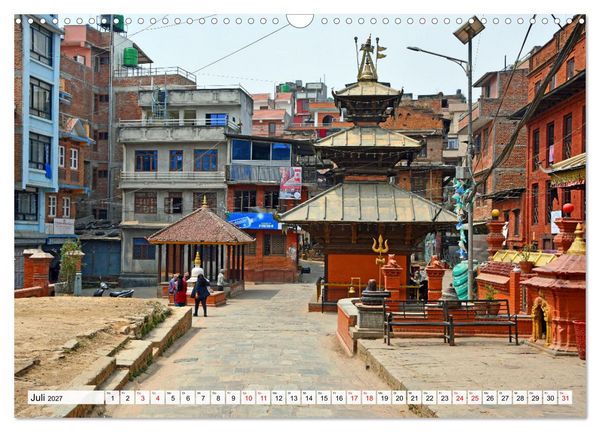 Produktbild: Das Kathmandutal (Wandkalender 2027 DIN A3 quer), CALVENDO Monatskalender