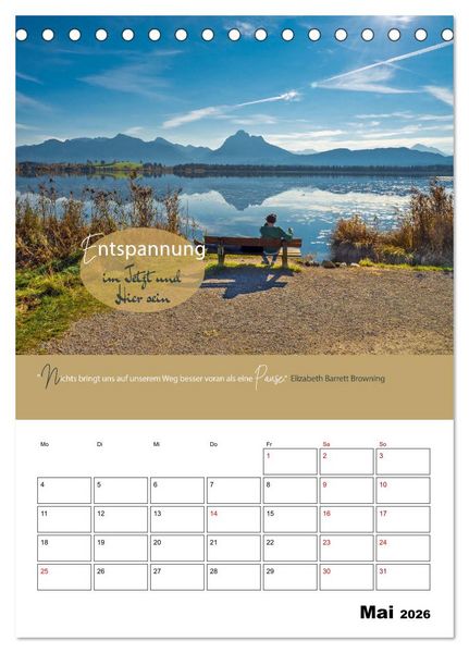 Produktbild: Zitate Wegbegleiter, mit Spr&uuml;chen durch das Jahr by VogtArt (Tischkalender 2026 DIN A5 hoch), CALVENDO Monatskalender