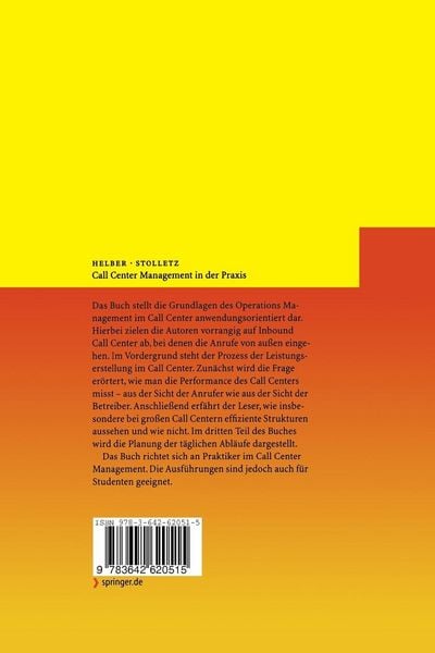 Produktbild: Call Center Management in der Praxis