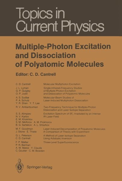 Produktbild: Multiple-Photon Excitation and Dissociation of Polyatomic Molecules