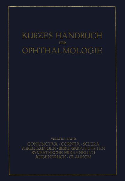 Produktbild: Kurzes Handbuch der Ophthalmologie