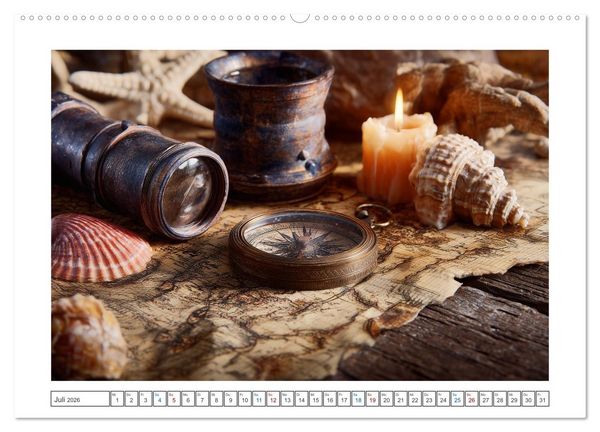 Produktbild: Schatten der Zeit (hochwertiger Premium Wandkalender 2026 DIN A2 quer), Kunstdruck in Hochglanz