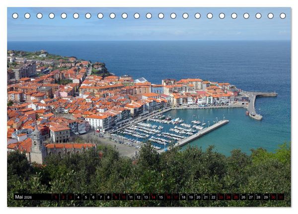 Produktbild: Spaniens Baskenland (Tischkalender 2026 DIN A5 quer), CALVENDO Monatskalender