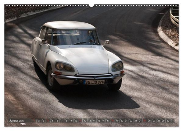 Produktbild: Citro&euml;n DS - G&ouml;ttin in wei&szlig; (Wandkalender 2026 DIN A2 quer), CALVENDO Monatskalender