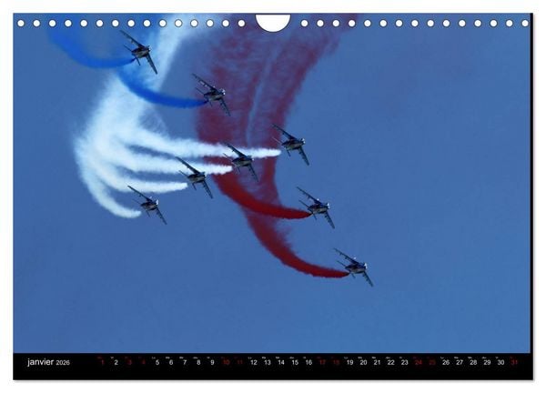Produktbild: Arabesques dans le ciel de France (Calendrier mural 2026 DIN A4 vertical), CALVENDO calendrier mensuel