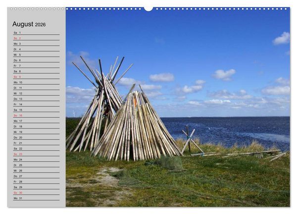 Produktbild: D&auml;nemark - Umgebung von Hvide Sande (hochwertiger Premium Wandkalender 2026 DIN A2 quer), Kunstdruck in Hochglanz