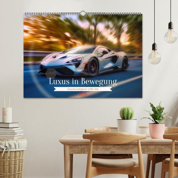 Produktbild: Luxus in Bewegung (Wandkalender 2026 DIN A2 quer), CALVENDO Monatskalender