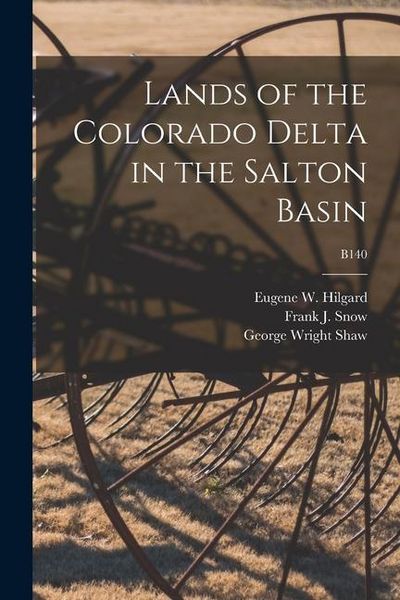 Produktbild: Lands of the Colorado Delta in the Salton Basin; B140