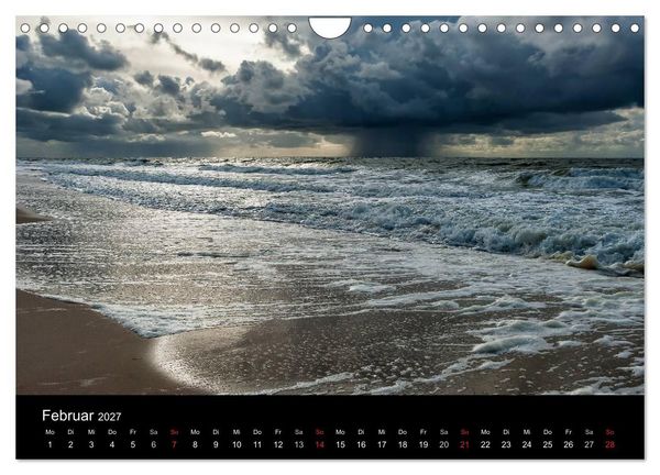 Produktbild: Faszination Meer und Wolken (Wandkalender 2027 DIN A4 quer), CALVENDO Monatskalender