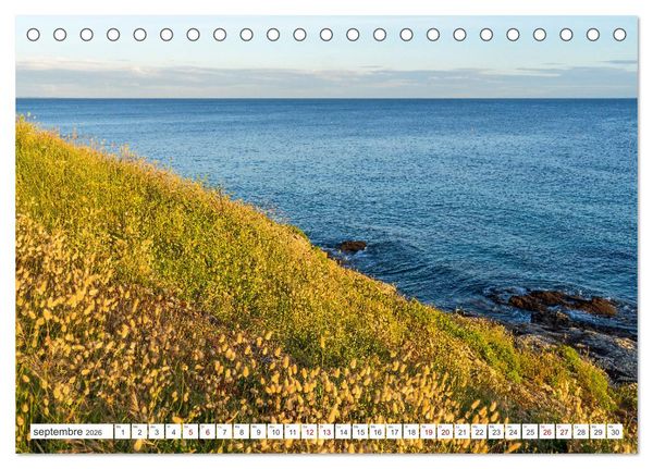 Produktbild: &Agrave; la d&eacute;couverte de la Bretagne - En Finist&egrave;re Sud (Calendrier de bureau 2026 DIN A5 vertical), CALVENDO calendrier mensuel