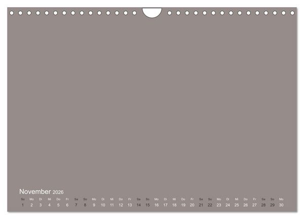 Produktbild: DIY Bastel-Kalender -Erdige Pastell Farben- Zum Selbstgestalten (Wandkalender 2026 DIN A4 quer), CALVENDO Monatskalender
