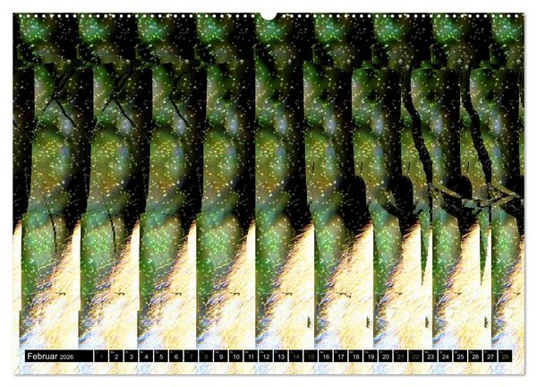 Produktbild: Magische Bilder - 3D Stereogramme (Wandkalender 2026 DIN A2 quer), CALVENDO Monatskalender