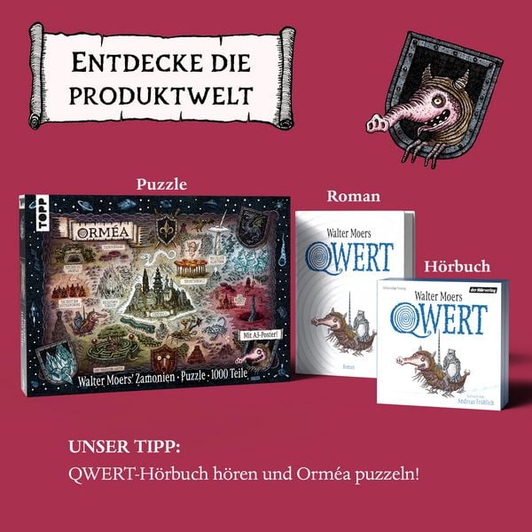 Produktbild: Orm&eacute;a - das offizielle Puzzle aus der Zamonien-Welt von Walter Moers