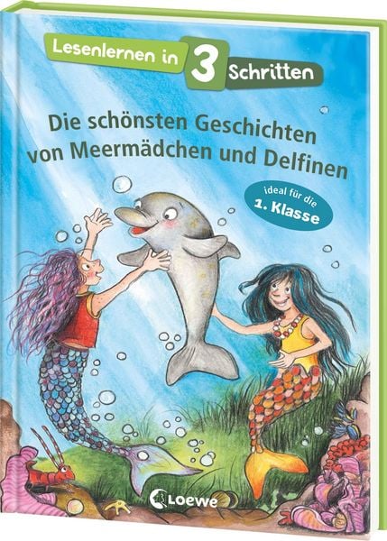Produktbild: Lesenlernen in 3 Schritten - Die sch&ouml;nsten Geschichten von Meerm&auml;dchen und Delfinen