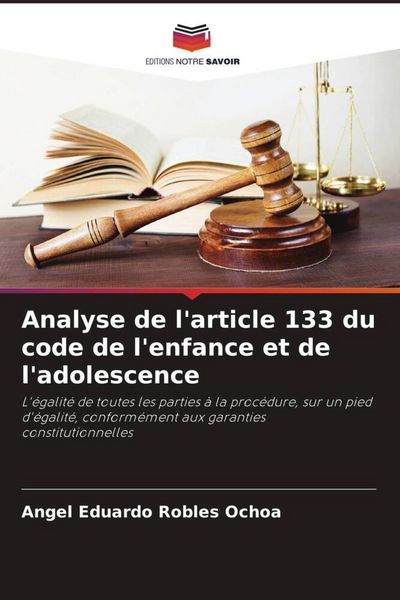 Produktbild: Analyse de l'article 133 du code de l'enfance et de l'adolescence