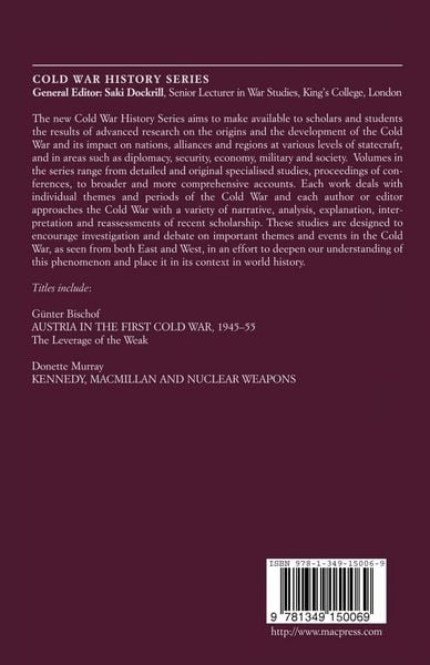Produktbild: Kennedy, Macmillan and Nuclear Weapons