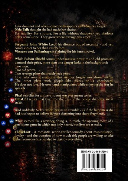 Produktbild: #LoveLost - Romantic Action Thriller about Revenge, Loyalty and a Love Under Fire (#LoveAtRisk Book 2 - English Edition)
