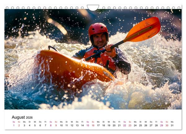 Produktbild: Kajak Erlebnisse (Wandkalender 2026 DIN A4 quer), CALVENDO Monatskalender