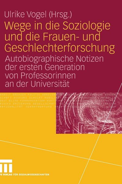 Produktbild: Wege in die Soziologie und die Frauen- und Geschlechterforschung