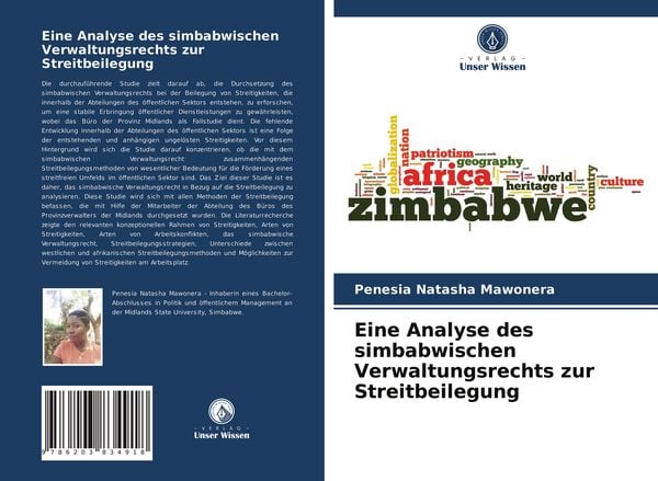 Produktbild: Eine Analyse des simbabwischen Verwaltungsrechts zur Streitbeilegung