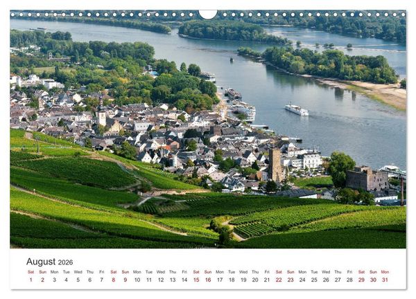 Produktbild: Rhine Valley and Castles (Wall Calendar 2026 DIN A3 landscape), CALVENDO 12 Month Wall Calendar