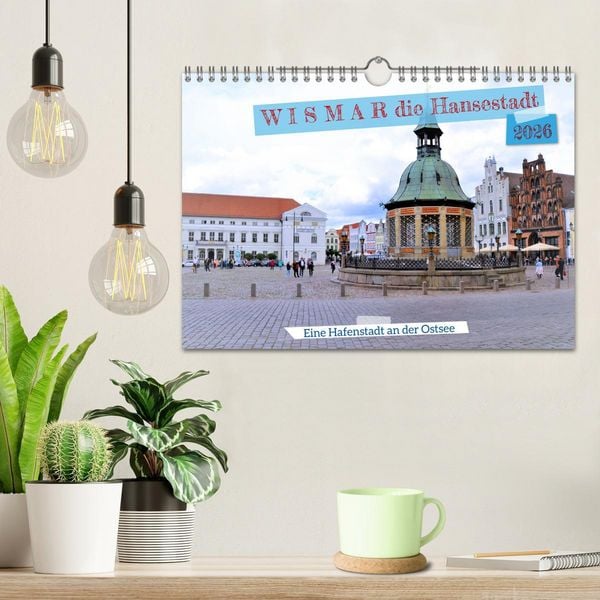 Produktbild: WISMAR die Hanststadt (Wandkalender 2026 DIN A4 quer), CALVENDO Monatskalender