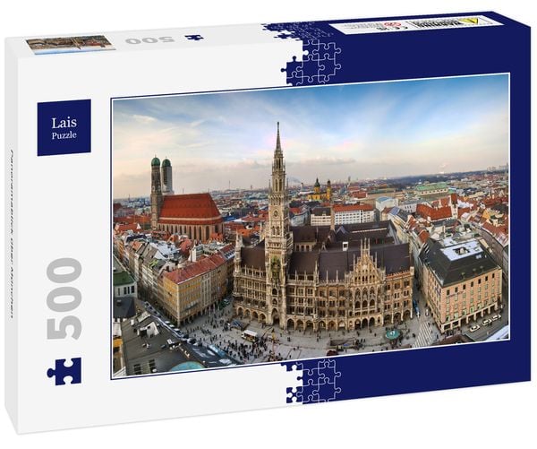 Lais Puzzle Panoramablick über München 500 Teile