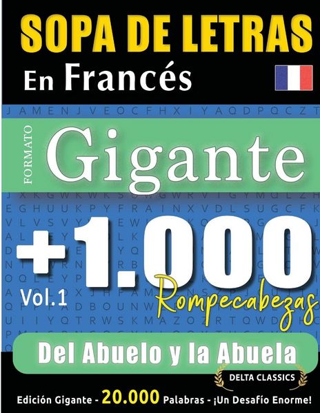 Produktbild: SOPA DE LETRAS EN FRANC&Eacute;S FORMATO GIGANTE
