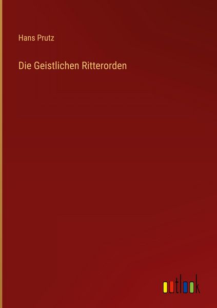 Produktbild: Die Geistlichen Ritterorden