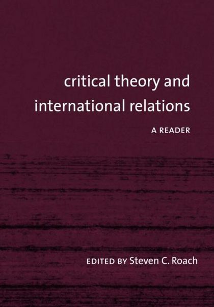 Produktbild: Critical Theory and International Relations