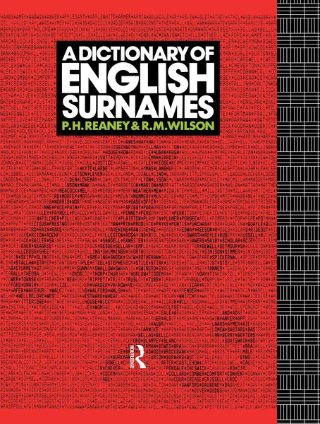Produktbild: A Dictionary of English Surnames