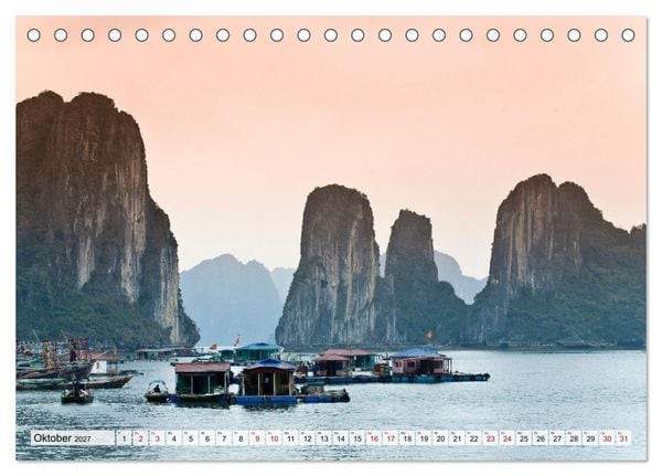 Produktbild: Vietnam - Momente einer Reise (Tischkalender 2027 DIN A5 quer), CALVENDO Monatskalender